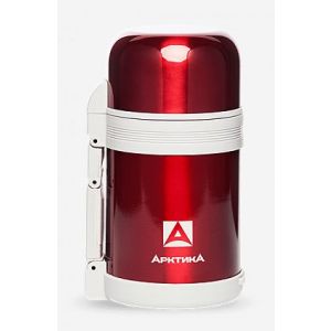 Термос Арктика бытовой, вакуумный, универсальный, 800 мл, красный, 202-800