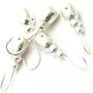 Мормышка «ЯМАН» Немка с отв., цв.SILVER PLATED