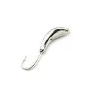 Мормышка «ЯМАН» Комар с отв., цв.SILVER PLATED, р 4