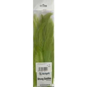 Перо петуха отдельное Strung Seddles Olive