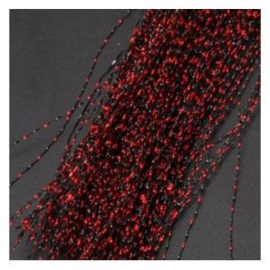 Материал для муховязки Crystall Flach Red-Black