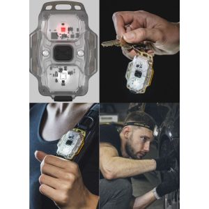 Мультифонарь Armytek Crystal Yellow, 150 лм, белый и красный свет