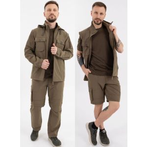 Костюм летний «Путешественник» (оливковый) (58/176-182)