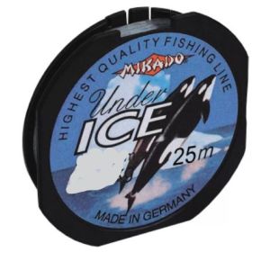 Леска мононить Mikado UNDER ICE 0,18 (25 м) - 4.20 кг