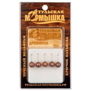 Мормышка Тульская Дробинка 3.0 Медь вес - 0,25 гр