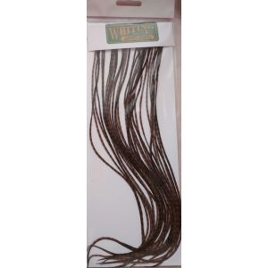 Перо из седла петуха Whiting Brown Grizzly