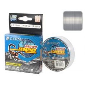 Леска «BROWN SCORPION - 2» 100м/0.25 мм