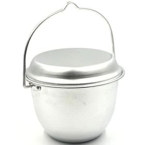 Котелок СЛЕДОПЫТ костровой конический, 2,5 л, алюм