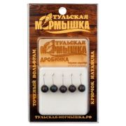 Мормышка Тульская Дробинка 3.0 Черное серебро вес - 0,25 гр