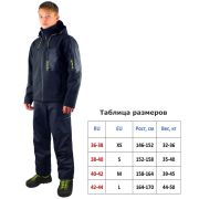 Костюм Aquatic К-19С (soft-shell, цвет: синий, размер 38-40)