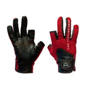 Перчатки спиннингиста Alaskan двухпалые (AGWK-11M) (M) Red/BL
