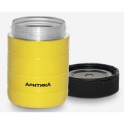 Термос Арктика бытовой, вакуумный, для еды, 480 мл, желтый, 307-480