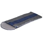 Мешок спальный СЛЕДОПЫТ- Traveller XL, с подголовником, 190+35х85 см., 3х слойный, цв.темно-серый