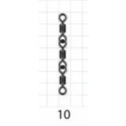 Вертлюг Akara 3 - Joint Rolling Swivel 23090 №10 (5 шт.)