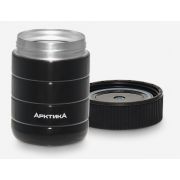 Термос Арктика бытовой, вакуумный, для еды, 480 мл, черный, 307-480